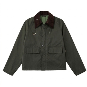 Giacca da uomo BINBEIER CE in tela tinta unita, stile safari multitasche, verde, antivento per pesca e attività all'aperto - Product Image 1