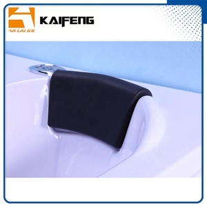 <span class=keywords><strong>Bañera</strong></span> de hidromasaje blanca de lujo <span class=keywords><strong>para</strong></span> 2 personas, <span class=keywords><strong>bañera</strong></span> de esquina de Villa con grifo de cascada, almohadas cómodas - Product Image 5