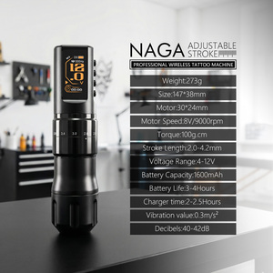 Máquina de <span class=keywords><strong>Tatuaje</strong></span> Inalámbrica Profesional XNET 370 con Motor de 2.0-4.2mm y Carrera Ajustable para Principiantes y Artistas del Arte Corporal - Product Image 6