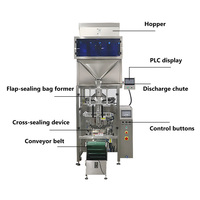 Automatische korrelverpakkingsmachine met 4-kops lineaire weegschaal voor noten, zaden, gedroogd fruit en snoep