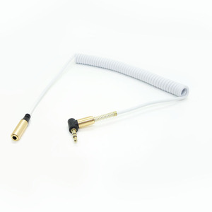 ชายหญิงโลหะฤดูใบไม้ผลิรูปตัว L 90องศาโค้ง<span class=keywords><strong>หัว</strong></span>3.5มิลลิเมตร <span class=keywords><strong>Aux</strong></span> เสริมฤดูใบไม้ผลิเสียงส่วนต่อขยายสายอะแดปเตอร์ - Product Image 6