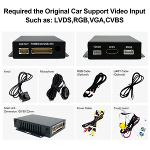 Không dây phổ xe LVDS <span class=keywords><strong>RGB</strong></span> <span class=keywords><strong>AV</strong></span> giao diện Video Carplay Android Auto Box tương thích cho iPhone & Android Auto - Product Image 3