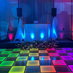 Pista de Baile LED para Exteriores, Baldosas Magnéticas 3D, Iluminación para Escenarios, Bodas y Fiestas - Product Image 1