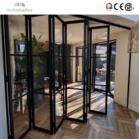 Porte pliante de luxe MULTISHADES pour villa, transformant les espaces avec un design minimaliste et contemporain