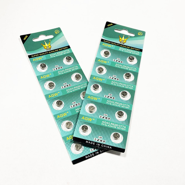 CROWN C Ag4 Button Cell Lr626 Button Battery for Watches Equivalent to 377/LR66/LR626/AG4/377A
