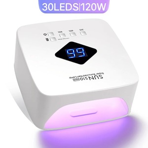 Lampe à ongles UV LED rechargeable avec détection automatique, 30 LED, séchoir à ongles sans fil pour le durcissement du vernis gel, outil de manucure professionnel - Product Image 1