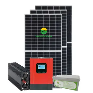 Fácil instalação 5 kw casa sistema solar kit de energia em casa