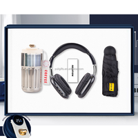 Produits tendances, coffret cadeau d'affaires pour la Saint-Valentin, thermos à affichage LED, masseur pour le cou, écouteurs sans fil Bluetooth