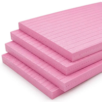 Panneau d'isolation en polystyrène expansé rose haute densité RS 35 kg/m3, résistant à l'humidité, ignifugé B1, conductivité thermique 0,028-0,032