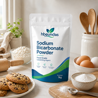 Poudre de bicarbonate de sodium de qualité alimentaire certifiée HALAL KOSHER, agent de levainement pour pâtisserie, gâteaux et biscuits, durée de conservation de 24 mois