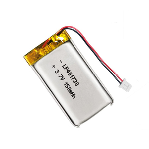 리튬 폴리머 배터리 3.7V 150mAh 401730 Lipo 충전식 배터리 팩 (스피커 및 무선 장치 포함) - Product Image 2