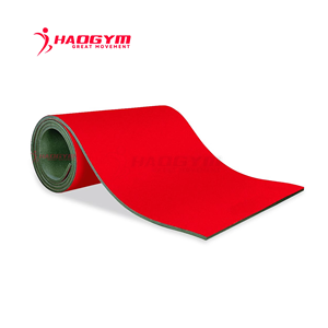 HAOGYM 体操用フロアマット アクロバット用 柔軟なフィットネス ローリングフォームマット タンブルトラック スプリングフロアマット - Product Image 3