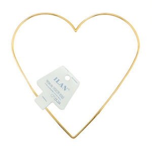 Anello in metallo a forma di cuore Ilan da 20 cm per la creazione di acchiappasogni - Product Image 1