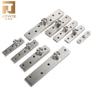 Jinnate Stainless Steel Concealed Hinge 180 Degree Door Hinge With 4 Holes For Wooden Doors Minimalist Design - Product Image 1