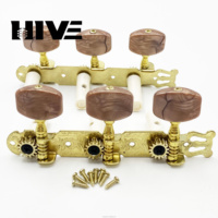 HIVE High Quality Agate square Head Plastic Posts Machine Heads 3R3L 6 String Classical Guitar Tuning Pegs with Screw Parts