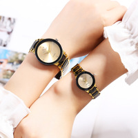 Jam Tangan Quartz Mewah Olahraga Pria Jam Tangan Digital Wanita Jam Tangan Stainless Steel Kaca Grosir Desain Fashion Pasangan