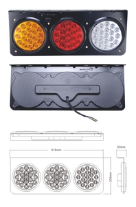 SD-2048 L/r 12V 24V xe tải đuôi ánh sáng LED fogdriving đèn cho xe tải nặng LED chỉ số đèn xe tải đèn Led - Product Image 5