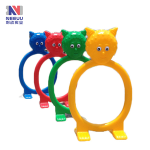 Jouets pour enfants, jeux de plein air et d'intérieur, obstacles en plastique, hippopotames, grottes à creuser, 4 pièces/ensemble - Product Image 4