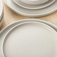 Service de table en porcelaine grise émaillée, assiette à steak et tasse créatifs de style occidental, kit personnalisé, compatible lave-vaisselle, écologique