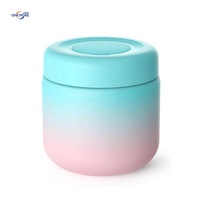Thermos à soupe en pot alimentaire isolé de couleur personnalisée pour enfants adultes en acier inoxydable fiole de boîte à lunch sous vide