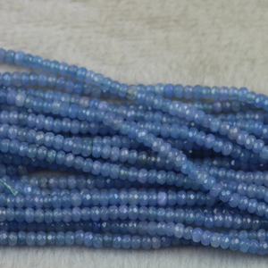 ลูกปัดหยกธรรมชาติพลอยเต็มสาระรอบหลวมสีฟ้าลูกปัดแฟชั่นเครื่องประดับสร้อยคอสร้อยข้อมือผู้หญิง - Product Image 6