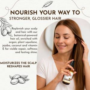 Aceite de argán orgánico para hombre de etiqueta privada, extracto de reparación fortalecedor, suero para el crecimiento del cabello, aceite de argán orgánico marroquí, compra a granel - Product Image 3