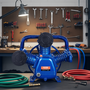 Testa pompa a pistoni a 3 cilindri da 10 CV D0100HRS0NX per compressori d'aria - Product Image 2