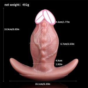 Plug Anal Realista Grande con Forma de Glande, Dildo para Masaje de Próstata, Estimulador de Punto G, Entrenador de Juegos Anales, Juguetes Sexuales para Adultos Principiantes - Product Image 6