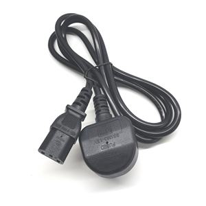 Haute qualité 1.5 mètres 250V 13A câble 3 broches électrique 5A UK cordon d'alimentation avec IEC 60320 C5 fin cordons d'alimentation rallonges câbles - Product Image 1