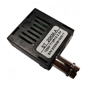 Transceptor de Fibra Óptica Monomodo 1x9 155M de Calidad Premium, Puerto ST, 20KM, Grado Industrial - Product Image 3