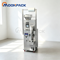Machine d'emballage verticale automatique Moonpack VFFSG-100g pour granulés, sachets de thé et emballages de soja avec scellage arrière