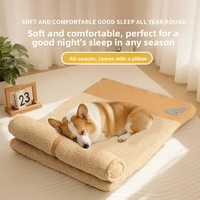 Ganzjahres-Hundebett, verdicktes Haustierbett, große Hundeschlafmatte, abnehmbares und waschbares Hundebett, Haustier-Katzenbett, Großhandel für Cross-Breeds