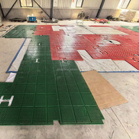 Tapis de sécurité résistant à l'huile et à l'usure avec services de moulage et de découpe antidérapants pour plateformes de forage terrestres et offshore