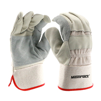 Gants de sécurité industriels MaxiPact Driver AB Grade en cuir de vachette, résistants aux chocs, isolants thermiquement, antidérapants, 10,5 pouces, avec manchette de sécurité durable, pour le secteur pétrolier
