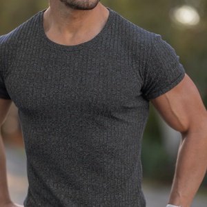 Camiseta al por Mayor Personalizada, Camisetas Deportivas de Algodón y Poliéster Extra Grandes para Hombre, Camiseta Deportiva con Logotipo Personalizado - Product Image 6