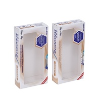 Set de dentifrice doré personnalisable Boîte à tarte aux œufs en carton d'aluminium Fenêtre transparente Laminage mat Emballage de cuisson Papier de logo