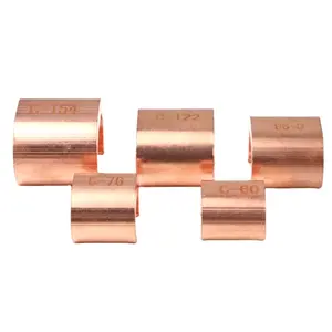 Reliable Power Wire C Clamp Copper Brass U Saddle Clamp Earth Rod Cable Accessories Pipe Clamp Connection-Metric Measurement