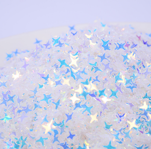Gran oferta, PVC, Holigraphic, brillo de las cuatro estrellas Shuriken para decoración de uñas - Product Image 6