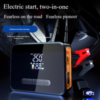 Démarreur de voiture 1000A avec compresseur d'air Booster de batterie de démarrage de saut portable avec pompe à air Démarreur de saut avec gonfleur de pneu