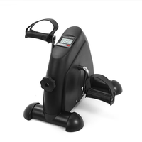 Mini vélo de spinning d'intérieur, stepper, machine d'exercice à résistance réglable, pédalier, équipement de fitness pour la maison, le bureau et la salle de sport avec écran LCD