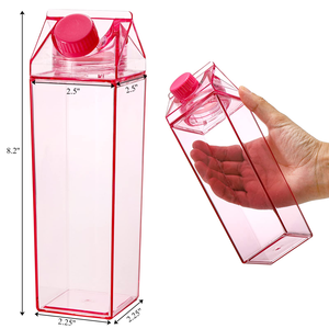 ขวดน้ำพลาสติก BPA Free ขนาด 500 มล. ใส สีสันสดใส สำหรับใส่เบียร์ นม น้ำอัดลม แชมเปญ วิสกี้  รับสกรีนโลโก้ - Product Image 2
