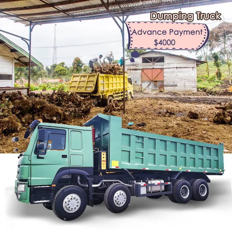 Giá thấp!! sinotruck HOWO 18 mét khối Trung Quốc 4x2 4x4 tipper xe tải để bán 4x2 nặng tipper xe tải