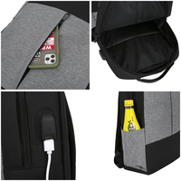 Offre Spéciale d'usine ensemble de sacs à dos pour enfants LOGO personnalisé en gros léger unisexe ordinateur portable USB ensemble de charge 3 sacs à dos sac d'école