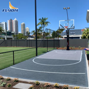 Suelo Deportivo Profesional para Canchas de Baloncesto Interiores, de Plástico Entrelazado de Alta Densidad, Impermeable y Antideslizante para Gimnasios - Product Image 4
