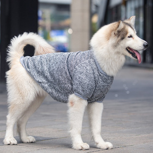 Pull pour <span class=keywords><strong>chien</strong></span> en tissu tricoté doux, vêtement chaud d'hiver, coupe confortable pour chiens de taille moyenne à grande, vente en gros - Product Image 4