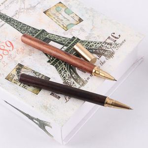 Graduation Gifts Custom Logo Handmade Wooden Ballpoint <b>Pens</b> Bamboo and Rosewood Gift for Business Eco-Friendly Brass <b>Pen</b> - Product Image 3