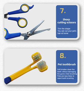 Professionelles Tierpflegeset – Nagelknipser und Bürstenset für Katzen und Hunde mit 8-in-1 Premium-Pflegehandschuh - Product Image 6