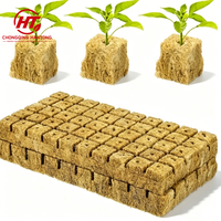 Mineral Wool Grow Cubes Hydroponic Mineral Wool for Plant Propagation Tomato Growing Stone Wool Farm Agricultural Grow Cubes
