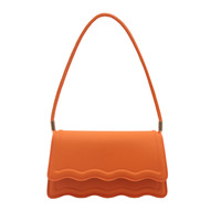 Nouveau sac tendance couleur bonbon, sac bandoulière mode pour femme, sac à main en cuir PU avec fermeture à bouton