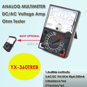 YX-360TREB มัลติมิเตอร์แบบอนาล็อก DC/AC แรงดันไฟฟ้าโอห์มเครื่องทดสอบไฟฟ้าเครื่องวัดมัลติฟังก์ชั่น 360 TREB - Product Image 2
